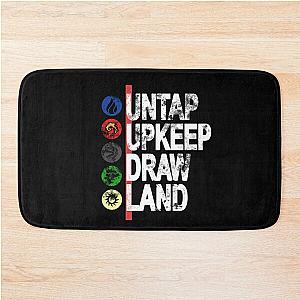 MTG Magic Phases - Untap Upkeep Draw Land red Bath Mat