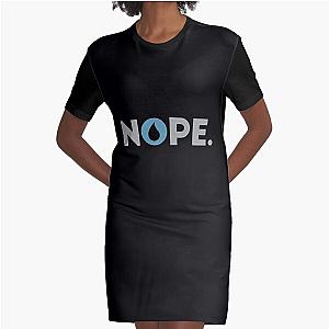 Nope Magic the Gathering Control Blue Player Graphic T-Shirt Dress