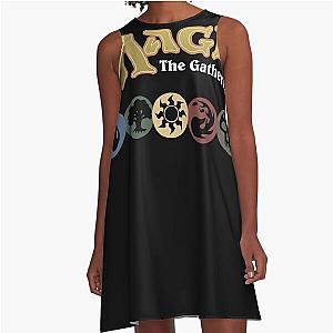 Magic The Gathering Logo A-Line Dress