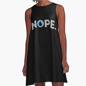 Nope Magic the Gathering Control Blue Player Classic  A-Line Dress