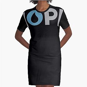 Nope M.a.g.i.c the Gathering Controls Blue Player Graphic T-Shirt Dress