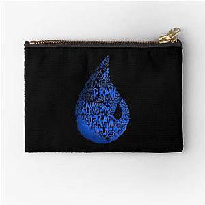 MTG Blue Mana - Magic the Gathering Draw Sticker Zipper Pouch