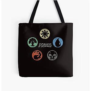 The Gathering Colored All Over Print Tote Bag