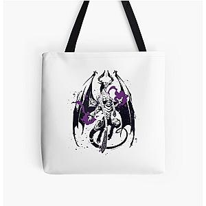 Magic The Gathering Nicol Bolas In Action All Over Print Tote Bag