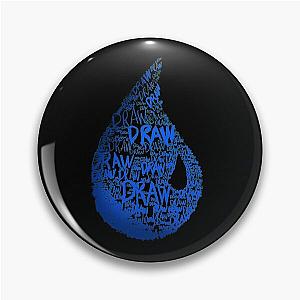 MTG Blue Mana - Magic the Gathering Draw Sticker Pin