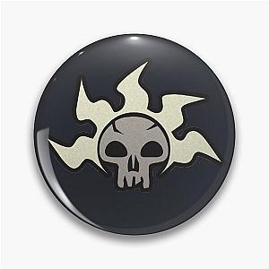 Magic the Gathering Black White Mana Symbol Pin