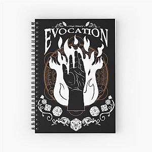 Evocation - RPG Magic School Series : White Spiral Notebook