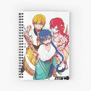 Magi The Labyrinth of Magic Anime Spiral Notebook