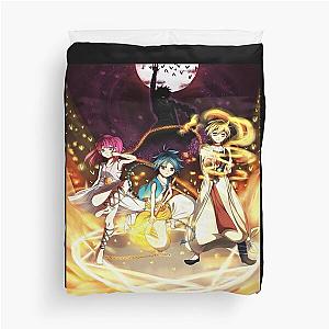 the labyrinth of magic Duvet Cover