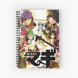 Magi The Labyrinth of Magic Anime Spiral Notebook