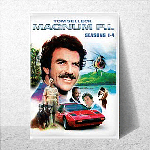 Retro Crime Drama Magnum Pi Posters