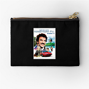 Retro Crime Drama Magnum Pi Zipper Pouches