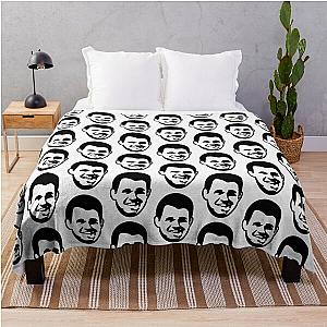 Magnus Carlsen Black Throw Blanket