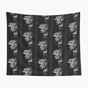 Black and White Magnus Carlsen Quote Tapestry