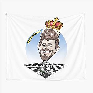 Caricatura Magnus Carlsen by Squiz Tapestry