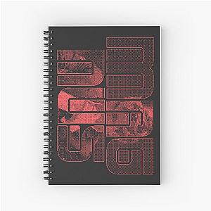 Pixelated Typography of Magnus Carlsen Spiral Notebook