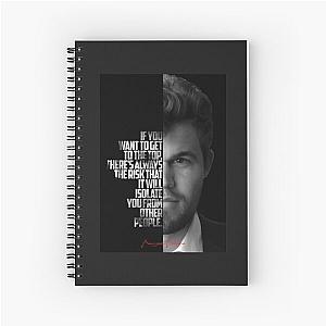 Black and white Magnus Carlsen  Notebook