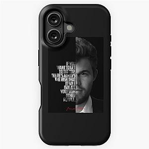 Black and White Magnus Carlsen iPhone Case