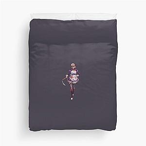 Maid Mask Dark Purple BG Duvet Cover