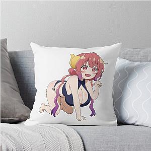 Dragon Maid Ilu Swimsuit Throw Pillow