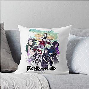 Maid Animation Throw Pillow