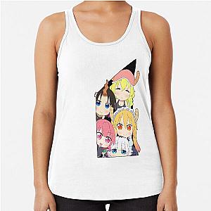 Maid of Dragons Peek Chibi Racerback Tank Top