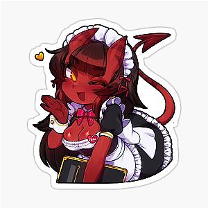 Meru the Succubus Chibi Maid Sticker