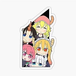 Maid Dragons Chibi Sticker