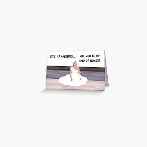 It's Happening Will you be my Maid of Honor Greeting Card