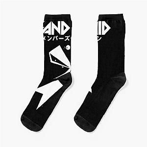 Japan Metal Maid Logo Band Socks