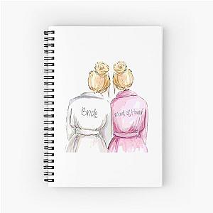 Maid of Honor Gift Proposal - Best Wedding Gift for Bride - Bride Gift from MOH - Bridal Shower Gift for Her Spiral Notebook