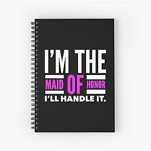 Maid of Honor Gifts from Bride I'm the Maid of Honor Notebook