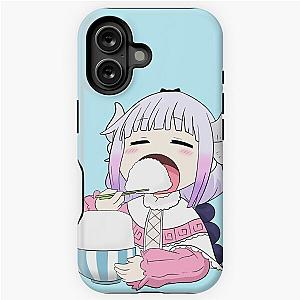 Kanna eating rice - Miss Kobayashi's Dragon Maid Anime iPhone Tough Case