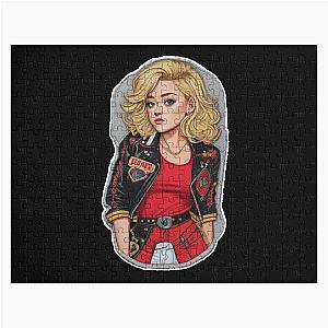 Cute Pretty Maisie Peters as Rock Star Jigsaw Puzzle RB1212