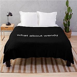 maisie peters what about wendy lyric Throw Blanket RB1212