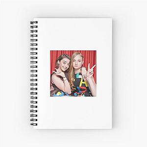 Sophie Turner and Maisie Williams Spiral Notebook