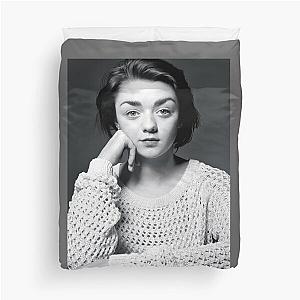 Maisie Williams Black Classic Duvet Cover