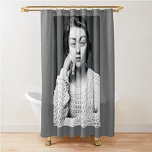 Maisie Williams Black Classic Shower Curtain