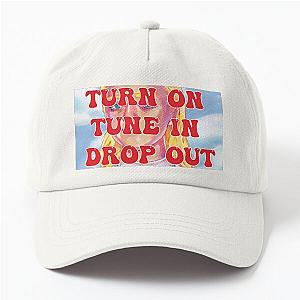 Hippie T-Shirt, Maisie Williams, Turn On, Tune In, Drop Out Dad Hat