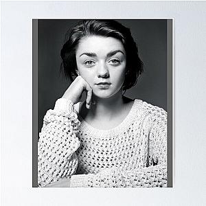 Maisie Williams Black Classic Poster