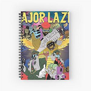 Major Lazer - Free the Universe album 2013 Spiral Notebook