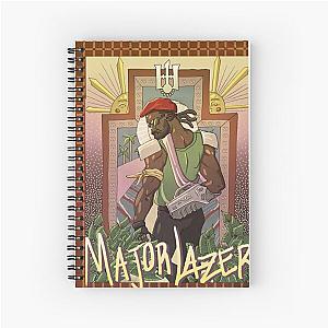 Major lazer major laser illustration Spiral Notebook