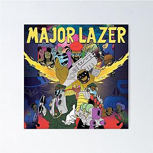 Major Lazer - Free the Universe album 2013 Poster