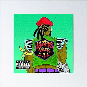 Major Lazer - Lazers Never Die album 2010 Poster