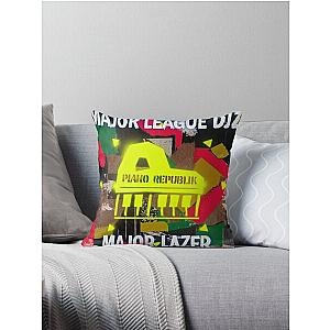 Major Lazer - Piano Republik album 2023 Throw Pillow