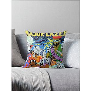 Major Lazer - Guns Don't Kill People... Lazers Do album 2009 Throw Pillow