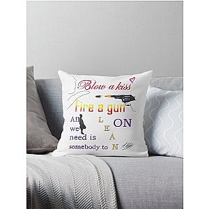 Major Lazer Lean On Lyric Quote  Throw Pillow