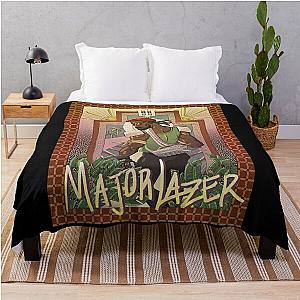 Major lazer major laser illustration Throw Blanket