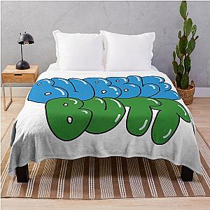 Bubble Butt - Major Lazer lyric video motif - adonitology Throw Blanket