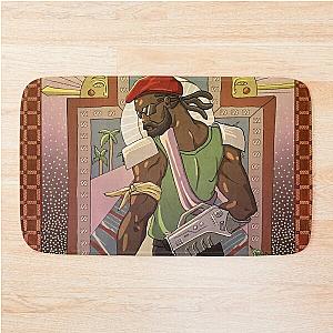 Major lazer major laser illustration Bath Mat